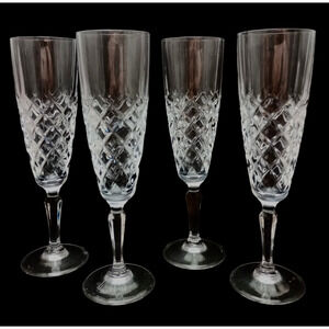 D'Arques Durand Dauphine set of 4 Champagne Flutes